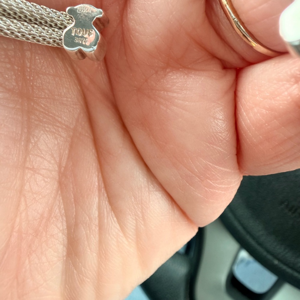 MESH TOUS SILVER BANGLE BEAR MOTIF - Picture 5 of 8